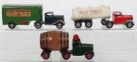 Three Tri-ang Minic clockwork Articulated lorries