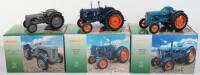 Three Universal Hobbies 1:16 scale model Tractors,