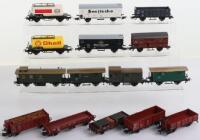 Collection of Marklin and other makes HO gauge locomotives and rolling stock