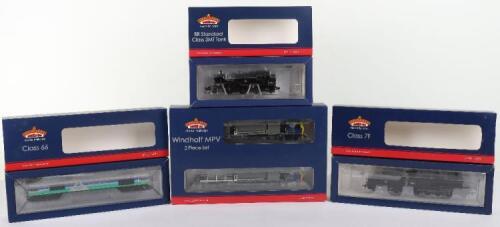 Four boxed Bachmann 00 gauge locomotives