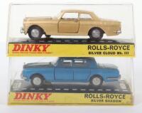 Two Boxed Dinky Toys Rolls Royce Models