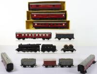 Hornby Dublo locomotives, rolling sock and coaches,