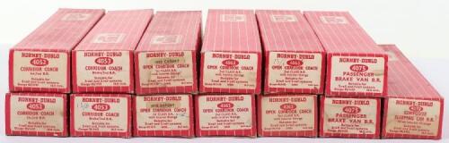 Collection of thirteen boxed Hornby Dublo Passenger coaches