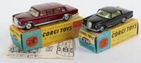 Two Boxed Corgi Toys Mercedes Cars