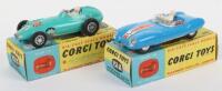 Two Boxed Vintage Corgi Toys Racing Cars