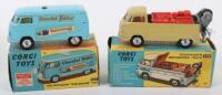 Two Boxed Corgi Toys Volkswagen Split Screen Vans