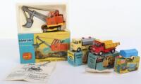 Four Boxed Vintage Corgi Toys Construction Models