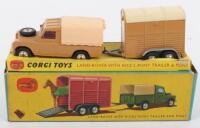 Corgi Toys Gift Set No 2 Land-Rover with Rice’s Pony Trailer and Pony