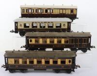 Four Vintage Pullman/LNWR 0 Gauge Coaches