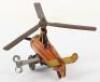 D.R.G.M. (German) Gyro Copter Tinplate Penny Toy - 4