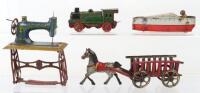 Four German Tinplate Penny Toys