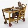 Meier Germany Tinplate Penny Toy Child in High Chair - 3