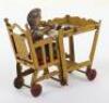 Meier Germany Tinplate Penny Toy Child in High Chair - 4