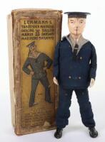 Boxed Lehmann (Germany) Tinplate Clockwork Dancing Sailor