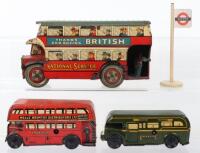 Wells London Tinplate Double Decker Bus