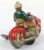 Schuco Curvo 1000 Tinplate ‘The Dare-Devil Racer on Motorbike - 3