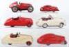 Six Schuco Tinplate Cars clockwork cars - 2