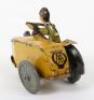 Mettoy Tinplate clockwork AA Motorcycle Combination, - 4