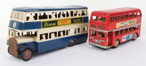 Rico (Spain) Tinplate Double Decker Bus