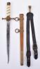 Rare Axis Forces German Made Yugoslavian Diplomatic Officials Dress Dagger - 2