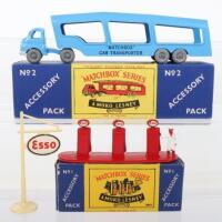 Two Matchbox Moko Lesney Accessory Packs