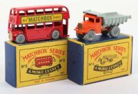 Two Matchbox Moko Lesney Regular Wheel models