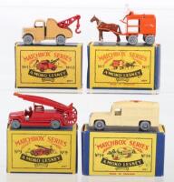 Four Matchbox Moko Lesney Regular Wheel models