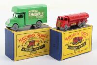 Two Matchbox Moko Lesney Regular Wheel Models