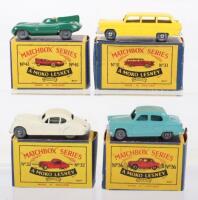 Four Matchbox Moko Lesney Regular Wheel Model Cars