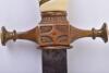 Rare Axis Forces German Made Yugoslavian Diplomatic Officials Dress Dagger - 9