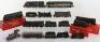 Collection of various HO/OO gauge locomotives and rolling stock