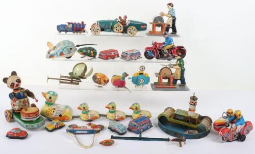 Mixed quantity of Modern Tinplate Novelty toys