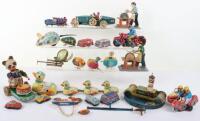 Mixed quantity of Modern Tinplate Novelty toys