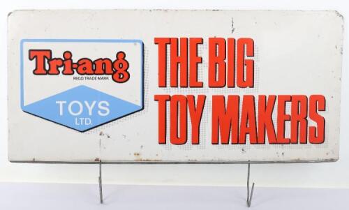 A Scarce Tri-ang Toys Metal Shop Sign