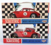 Two Vintage boxed Scalextric Cars