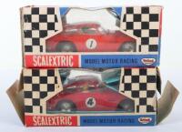 Two Vintage boxed C68 Aston Martin DB4 GT Scalextric Cars