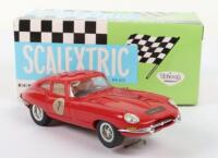 Spanish Scalextric Vintage G.T. Jaguar E Type Slot Racing Car