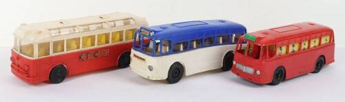 Two Plastic Tudor Rose Buses/Coaches