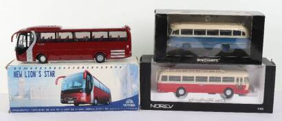 Three Boxed Diecast Bus/Coach Models