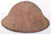 Rare Early 1st Pattern British Steel Combat Helmet with its Original Trench Cover - 9