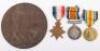 October 1914 Battle of La Bassee 1914 Star Casualty Medal Group 1st Battalion Bedfordshire Regiment