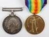 Great War Officers Medal Pair Royal Artillery