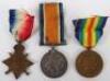 * Great War Royal Field Artillery Medal Trio - 2