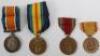 WW1 689th Motor Transport Company Army Service Corps Salonica Casualty Medal Pair - 2