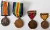 WW1 689th Motor Transport Company Army Service Corps Salonica Casualty Medal Pair - 4