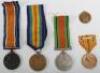 WW1 689th Motor Transport Company Army Service Corps Salonica Casualty Medal Pair - 5