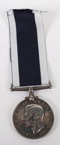 George VI Royal Navy Long Service and Good Conduct Medal HMS Euryalus