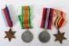 Scarce WW2 East Africa 1940 Worcestershire Regiment Officers Casualty Medal Group of Five - 5