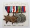 WW2 Medal Group of Four Attributed to Grenadier Guardsman 2619070 E Maguire Who Was Involved in the Production of the Regimental Daily Newspaper the &lsquo;News Guardian&rsquo; - 2