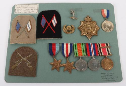 D-Day 6th June 1944 Killed in Action Medal Group of Three, No48 Royal Marine Commando